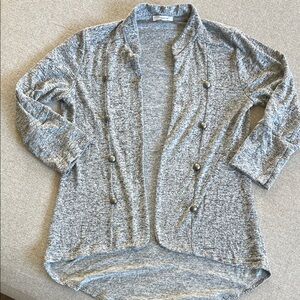 Maurices Heathered Gray Cardigan Sweater